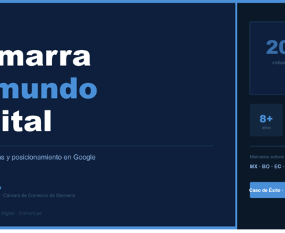 Jhonatan Flores Cuya estratega digital digitalización Gamarra Gustavo Virradeneyra